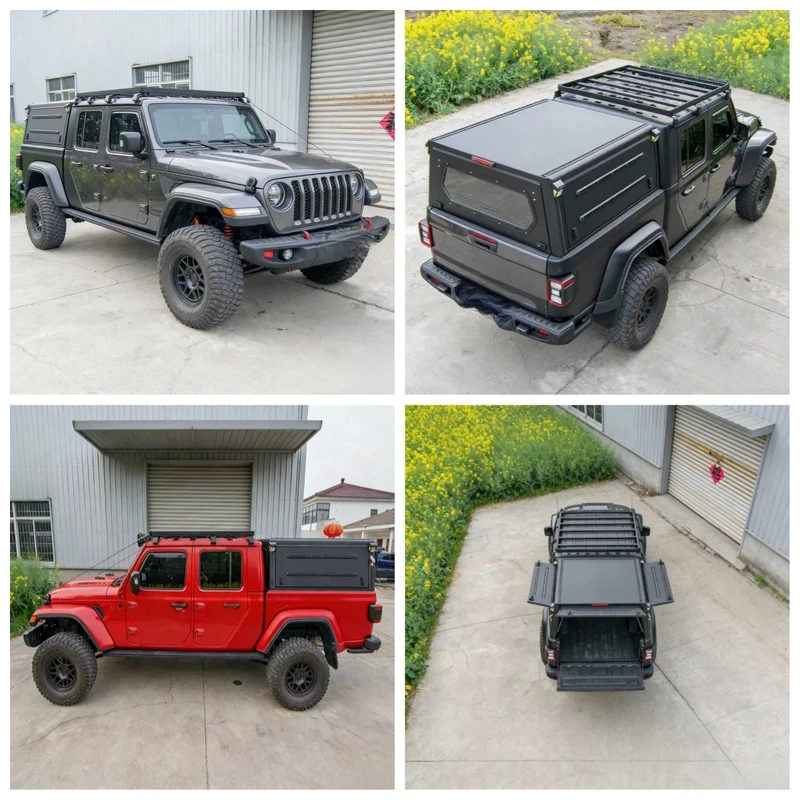STLFAluminum Alloy Tonneau ForNP300Pickup Truck-Roll Folding Locking Waterproof Hard Cover Taiate Key Lock Universal Fit