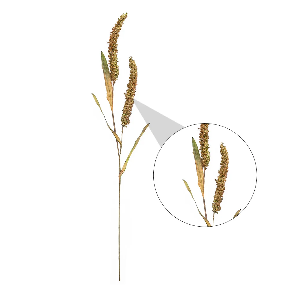 

Simulated Ears of Corn Artificial Decorations Green Dried Wheat Stalks Bundle Home Garden Outdoor Decor Fake Plants