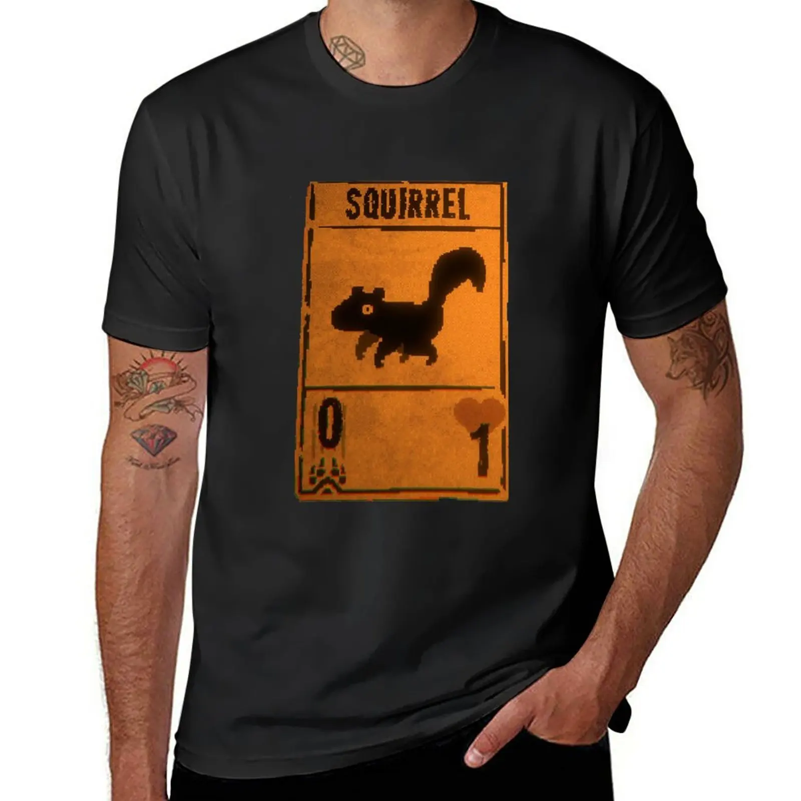 New Inscryption Psychological Horror Squirrel Card Game Halloween Scary Spooky Dark Escape-room Puzzles T-Shirt