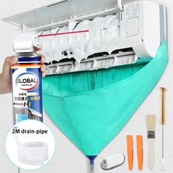 Air Conditioner Cleaning Bag Kit Leak-proof Air Conditioning Cleaning Cover With Drain Water Pipe Full Set Of Cleaning Tools