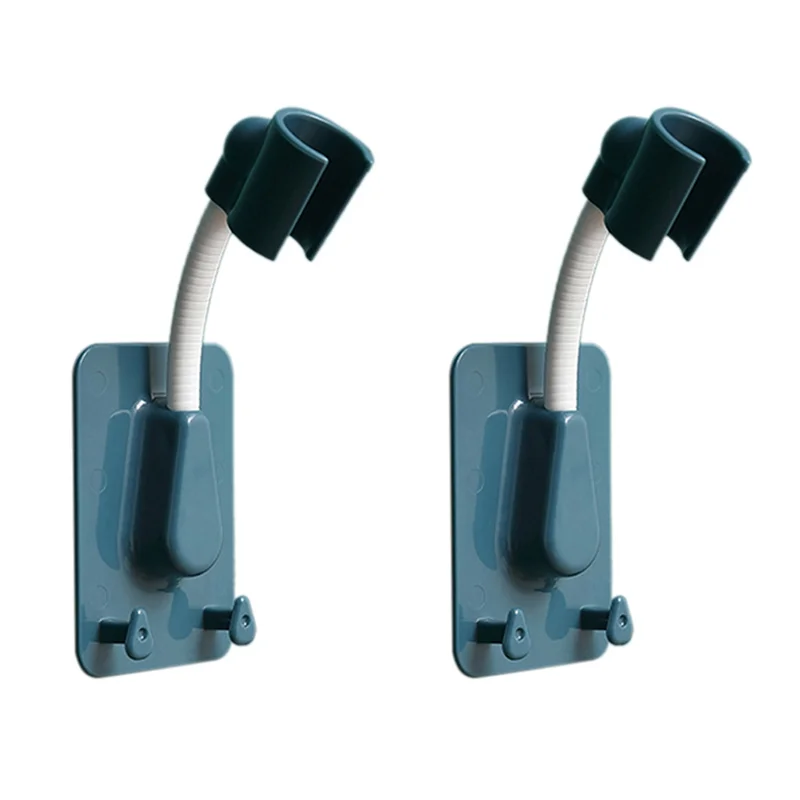 

AT43-2Pcs Регулируемый на 360 градусов кронштейн для насадки для душа, настенный кронштейн для насадки для душа без перфорации, универсальный кронштейн для ванной комнаты