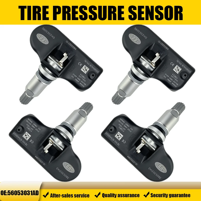 1/4PCS 433MHZ Tire …