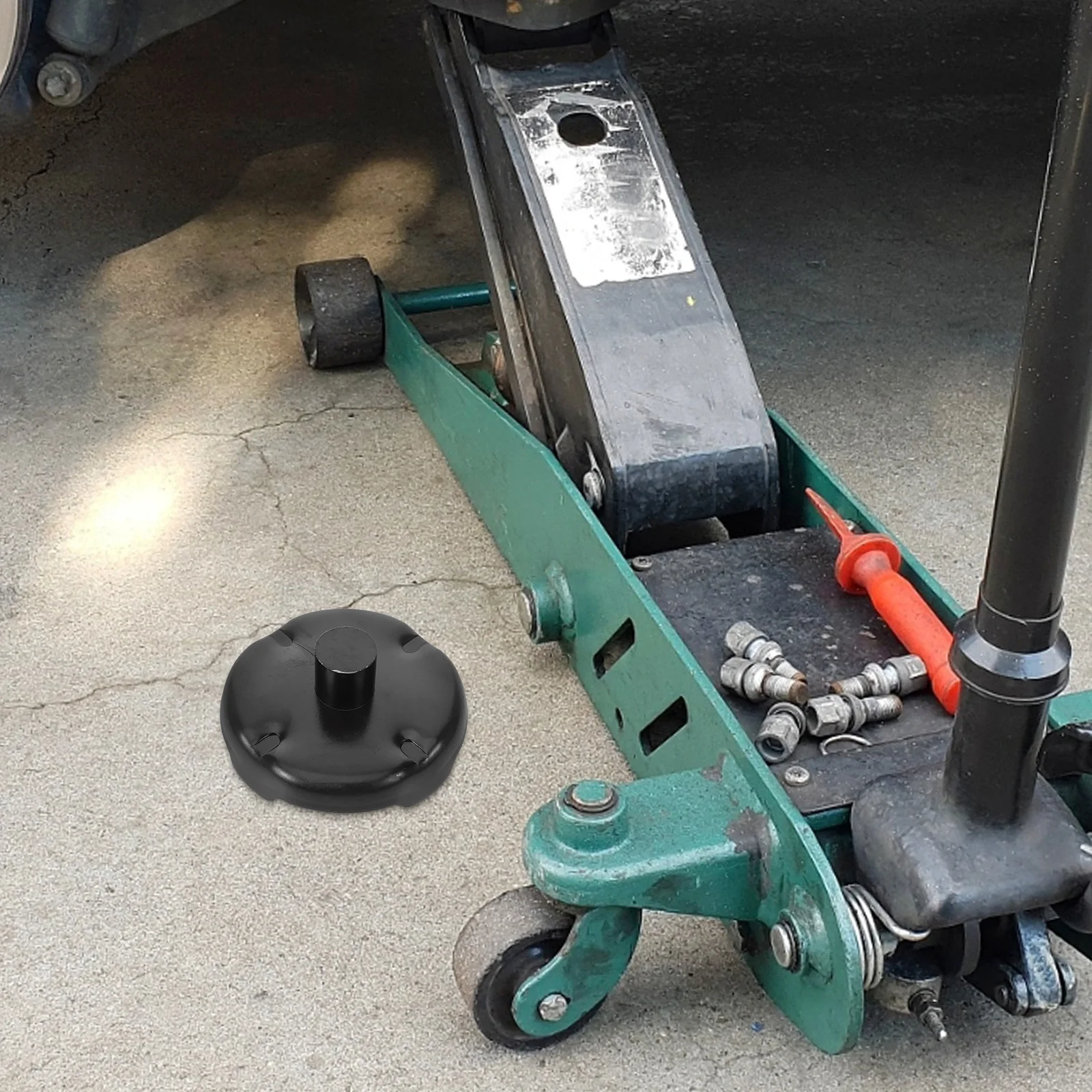 

Hydraulic Jack Accessories 3T4T Horizontal Pads Replacement Steel Compact Design Floor Stand Pad Vehicle Lifts RV Pinch