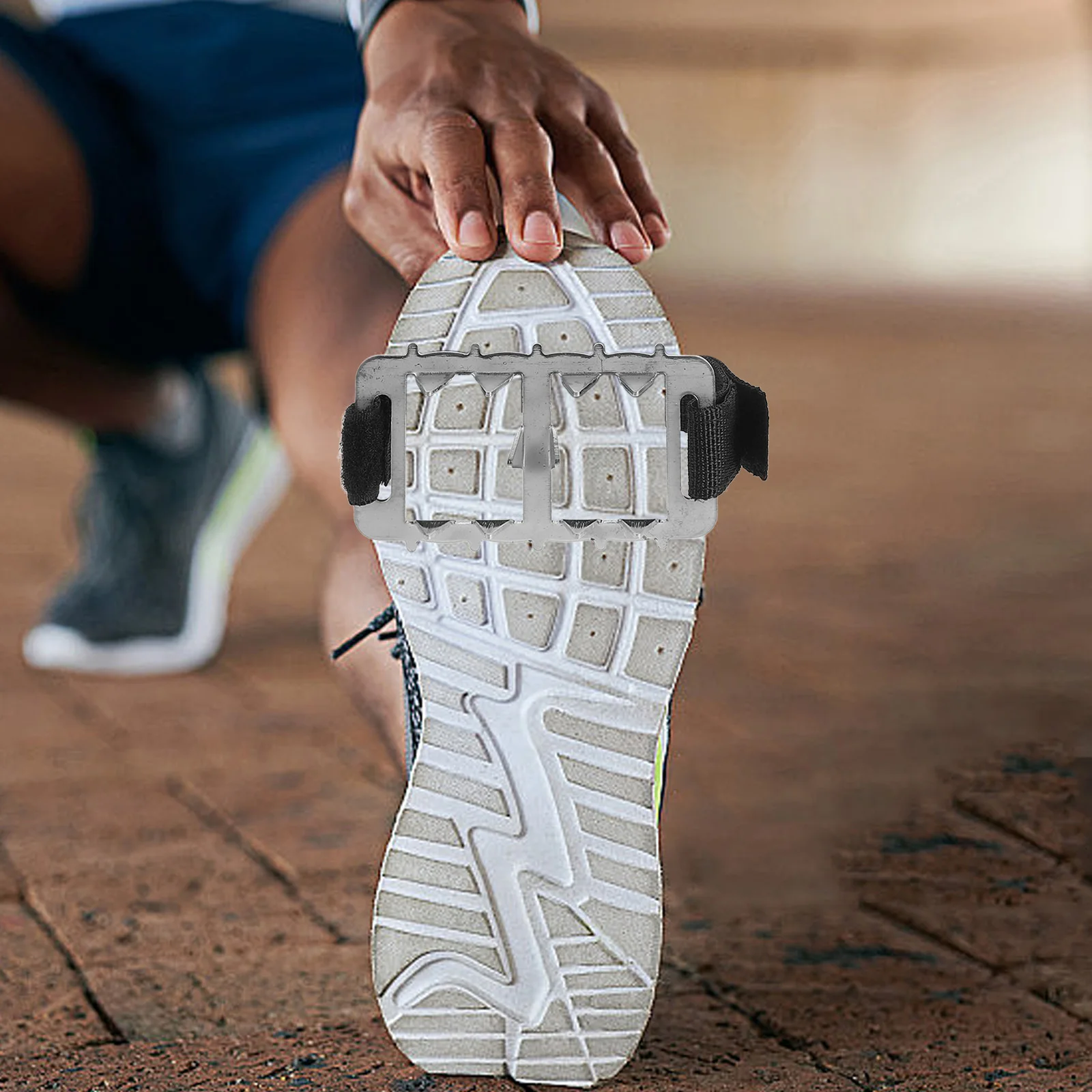 

1 Pair Non-Slip Ice Snow Grips For Walking Hiking Camping Running Mountaineering Shoe Cover Gripper Spikes For Shoes Outdoor Ice