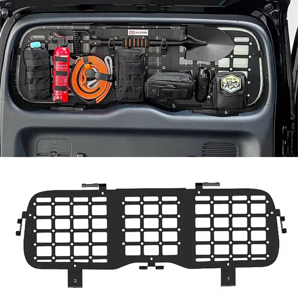 

Органайзер для окна задней двери, тактическая панель Molle CGZ, модульные стеллажи для хранения для BYD FangChengBao Leopard 5, Denza B5 2024 2025