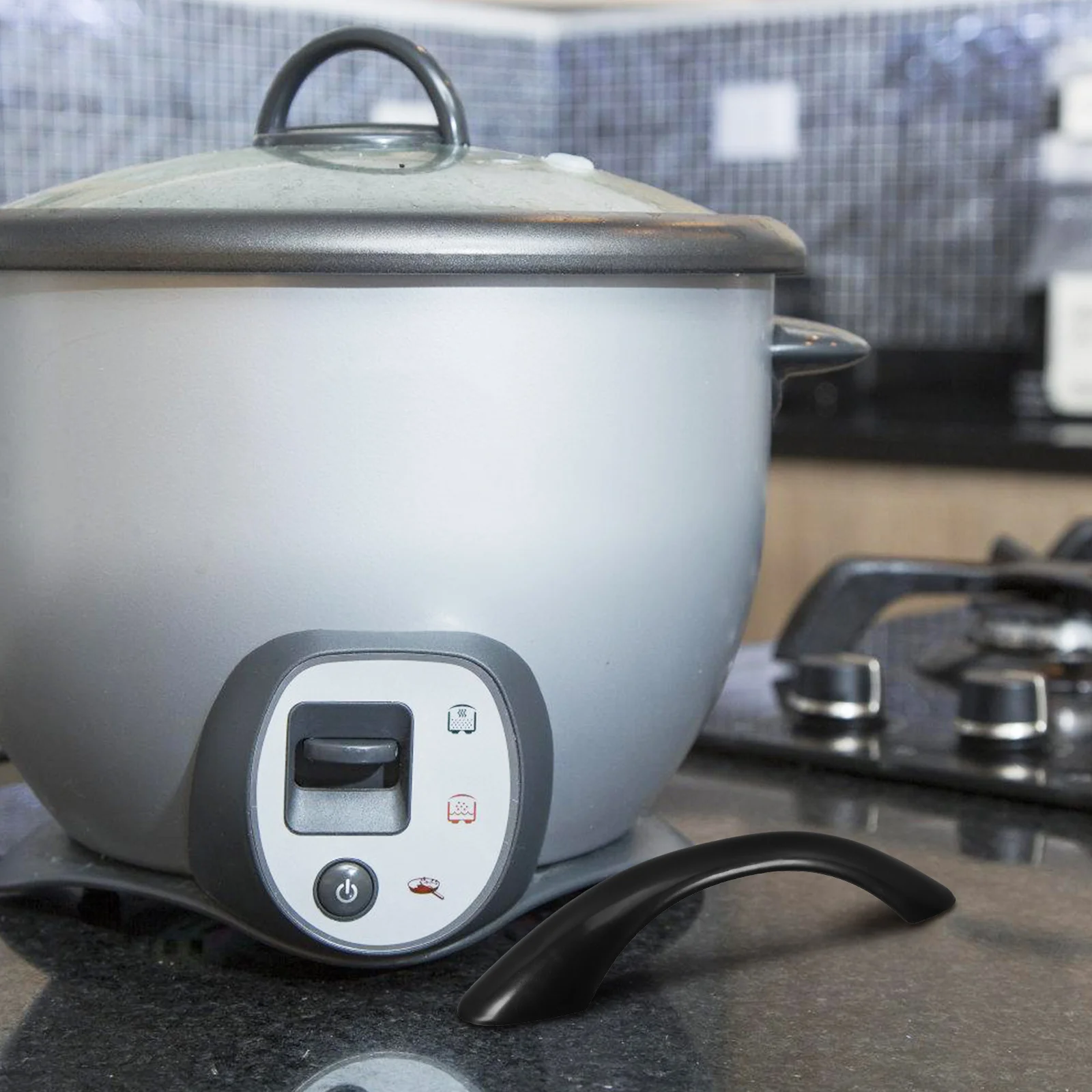 

Long Handle for Lid Electric Skillet Accessories Pot PP Heat Resistant Frying Pan Handles Replacement