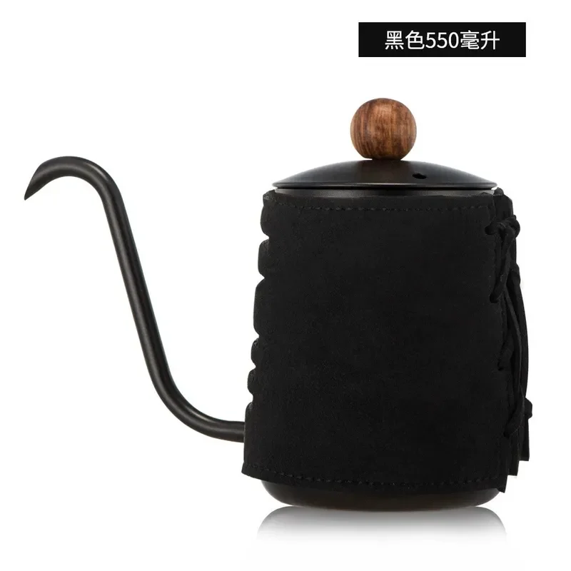 304 Stainless Steel Gooseneck Kettle Manual Coffee Pour Over Drip Pot Thin Spout Brewer Set for Home Barista Kitchen Tool