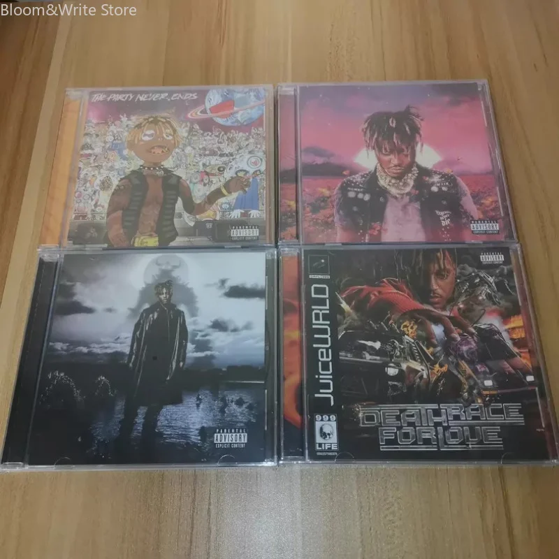 Conjunto de CD de música clásica de rock y hip-hop de Juice WRLD, Death Race for Love, Fighting Demons, Legends Never Die, The Party Never Ends Album