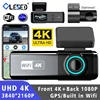 車 DVR 4K 3840*2160P WIFI GPS ダッシュカム ミニカメラ フロントおよびリア デュアルレンズ ダッシュカム ブラックボックス ビデオ ドライブ レコーダー ナイトビジョン 1