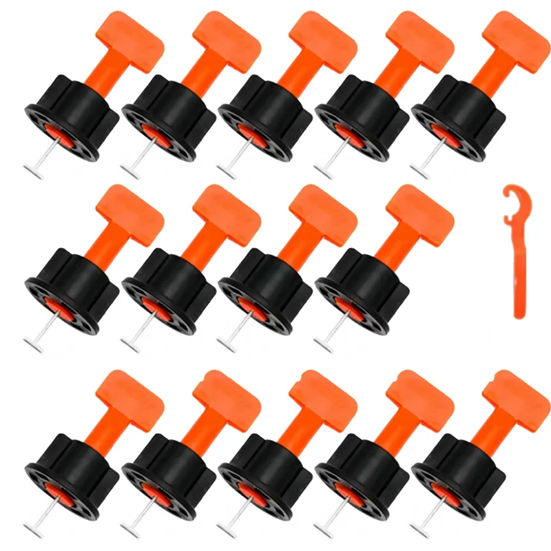 AB11-101Pcs Tile Leveling System Clips Spacers Porcelain  Leveler Kit For Tile Laying Construction Tools