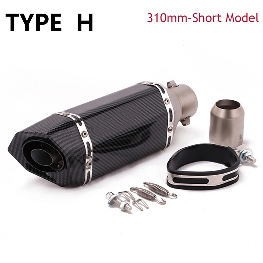 Hochwertiger Universeller 51mm Performance-Auspuff für Motorräder, Schalldämpfer zum Fabrikpreis, 310mm 370mm 470mm 570mm – Detail 14