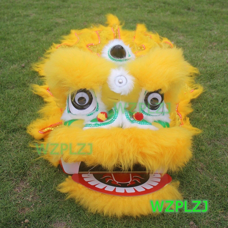 14 inch 5-12 Age Superior Lion Dance Costume Kid Child Sport Festival Carnival Toy Party Game Cartoon Stage Props Parade