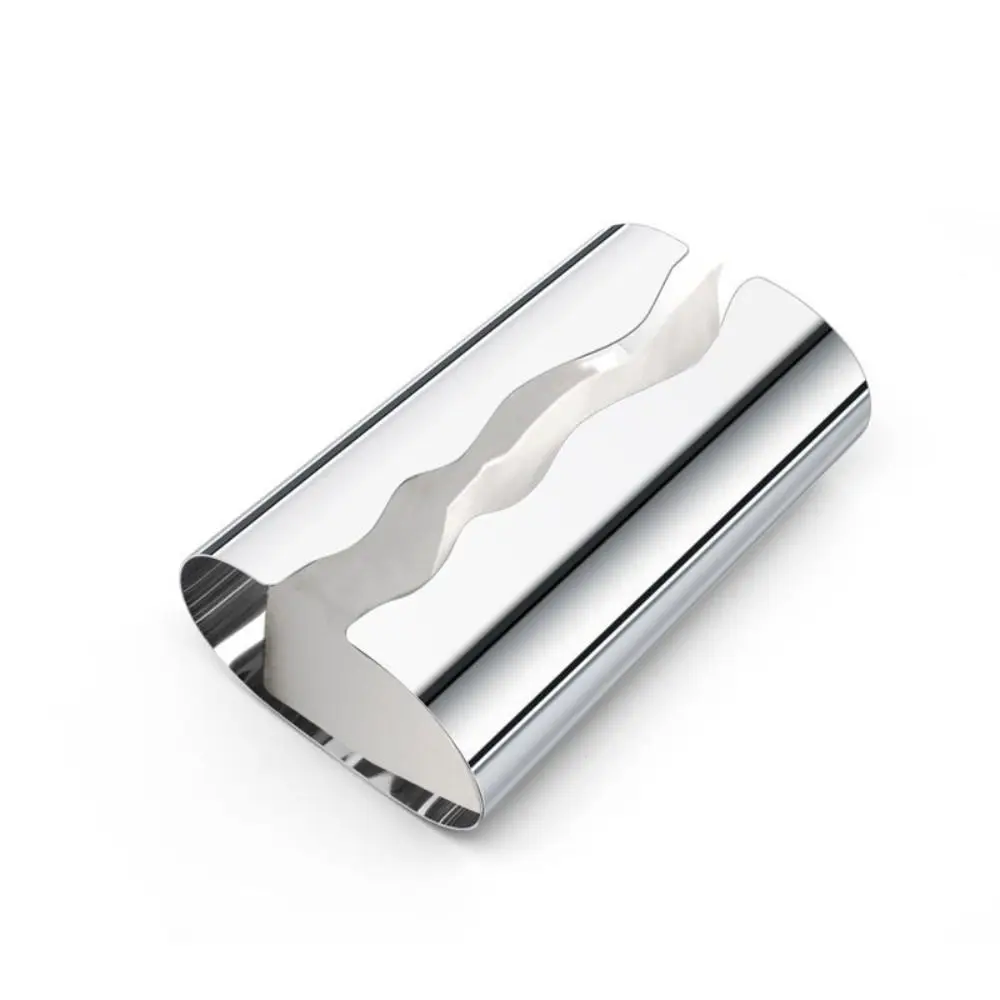 

Nordic Style Tissue Case Stainless Steel Mirror Surface Mirror Napkin Holder Silvery Color Silvery Napkin Box Desktop Decoration