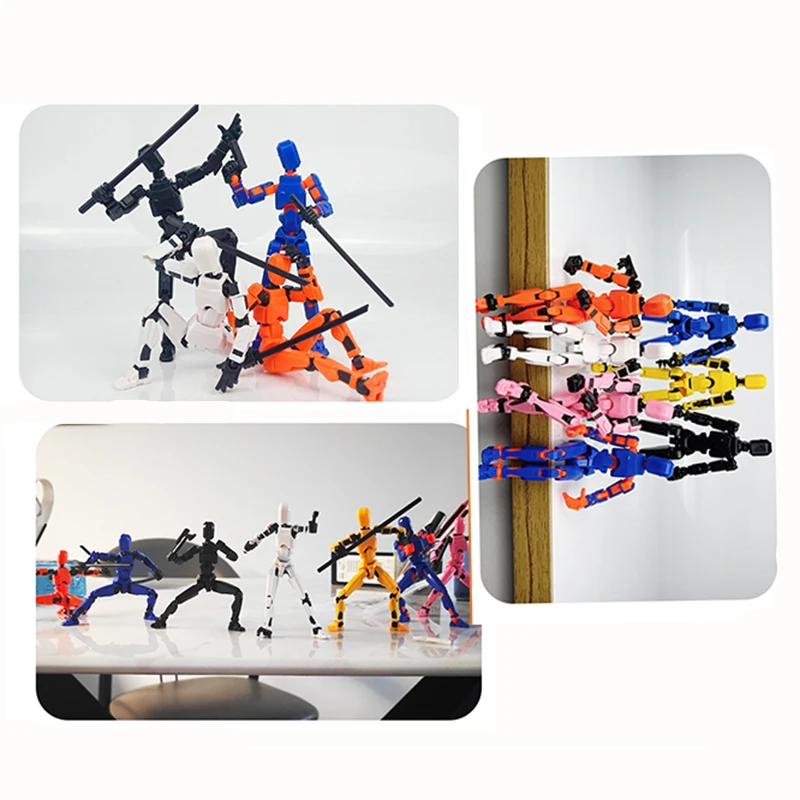 T13 عمل الشكل تيتان 13 عمل الشكل الدمية محظوظ 13 عمل الشكل ثلاثية الأبعاد مطبوعة متعددة المفاصل المنقولة نوفا 13 عمل الشكل لعبة #6