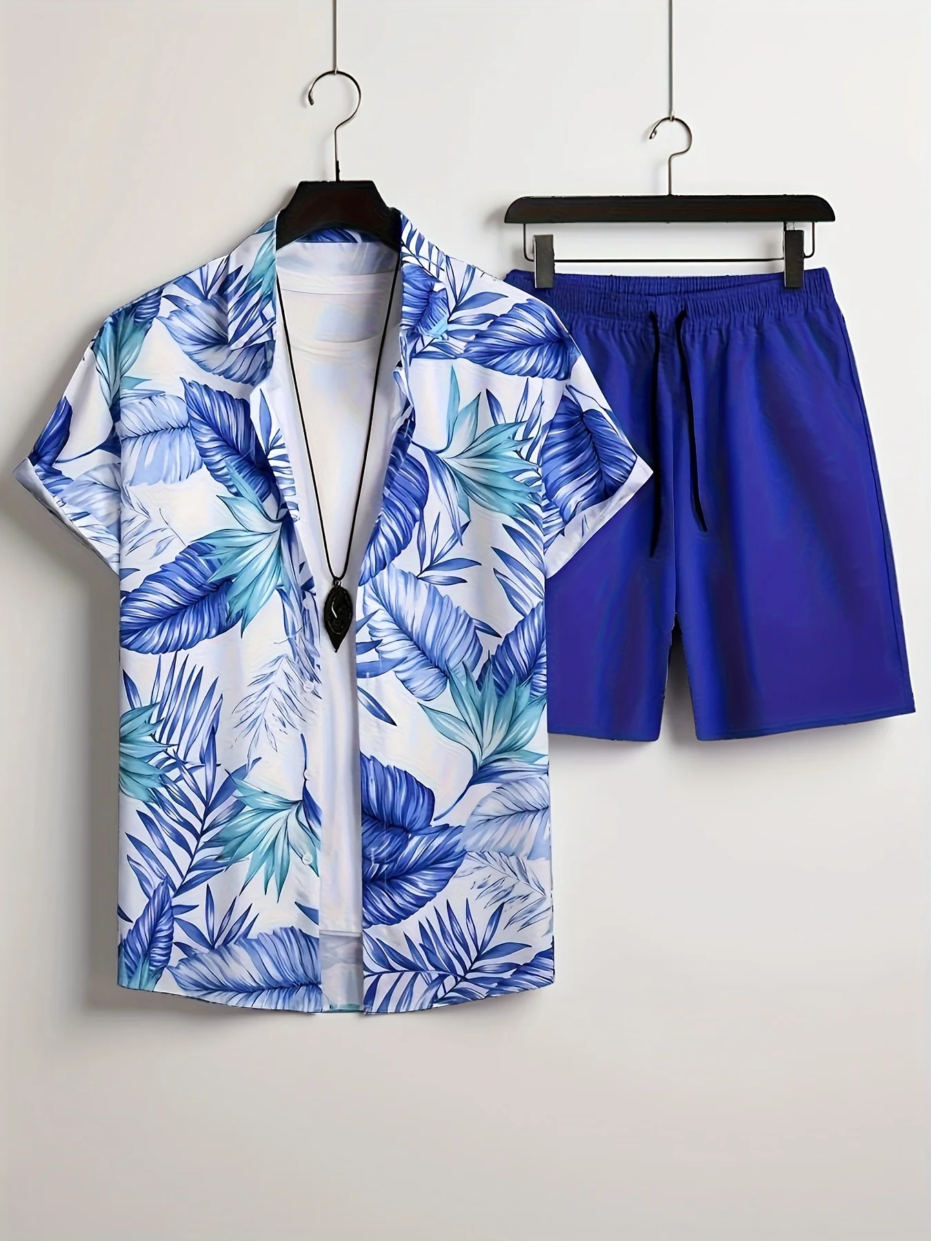 Beach Shirt Hawaiian - Completo coordinato da uomo con grafica