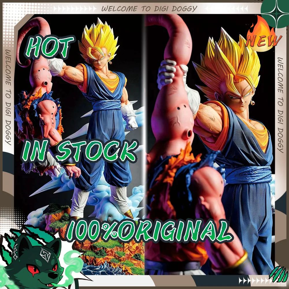 

32cm/12.6inch Anime Dragon Ball Z Vegett Vs Majin Buu Figure Super Saiyan Action Figures Gk Statue Collection Model Toy Gifts