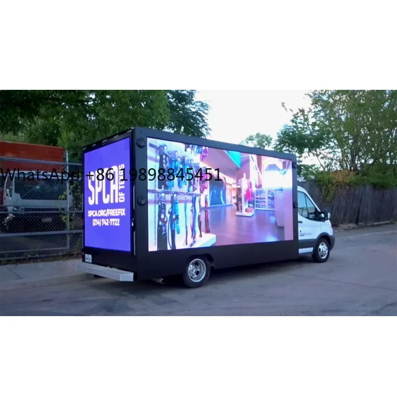 

Waterproof Full Color Outdoor LED Advertising Screen High Brightness 4mm Pixel Pitch Trucks Large Digital Signage Displays