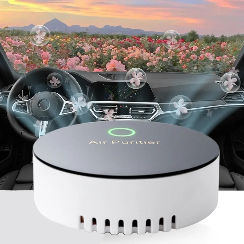 Electrostatic And Plasma Filter Car Air Purifier Vehicle Air Cleaner Portable Strainer Purification For Small Space