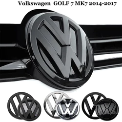 Car Refit Accessories Front Radiateor Badge Rear Trunk Lid Emblem Replacement Decor Volkswagen VW Golf 7 MK7 2014 2015 2016 2017