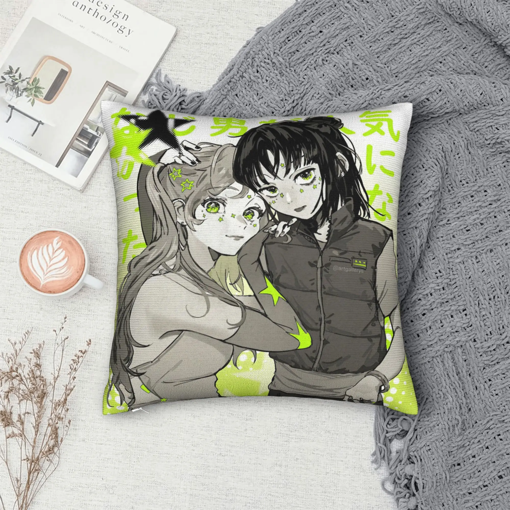 Pillow Case The Guy She Was Interested in Wasn't a Guy at All Soft  Pillow Cover For Office Car Home Decor Novelty Pillowcases