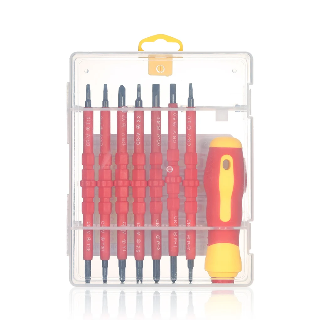 

Alloy Steel Screwdriver Set Ergonomic Dual-Headed Hand Electrician Craftsman Tool Multi-Screwdriver Interchangeable