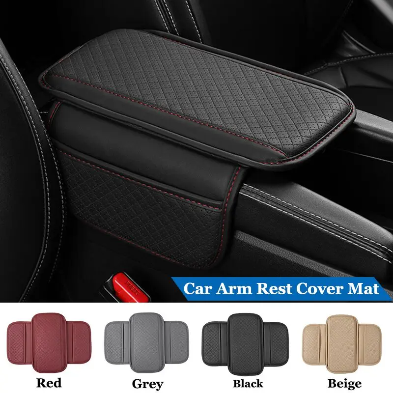 Car Armrest Box Pad Arm Rest Mat For KIA Sportage Cerato Picanto Soul Sorento Sedona Optima RIO 2 3 4 Interior Storage Accessory