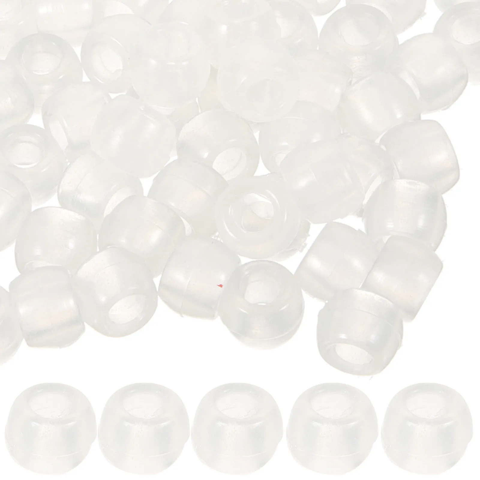 

Uv Color Changing 6X8Mm Clear Beads For Diy Jewelry Making Sunlight Sensitive Multicolor Glow Craft
