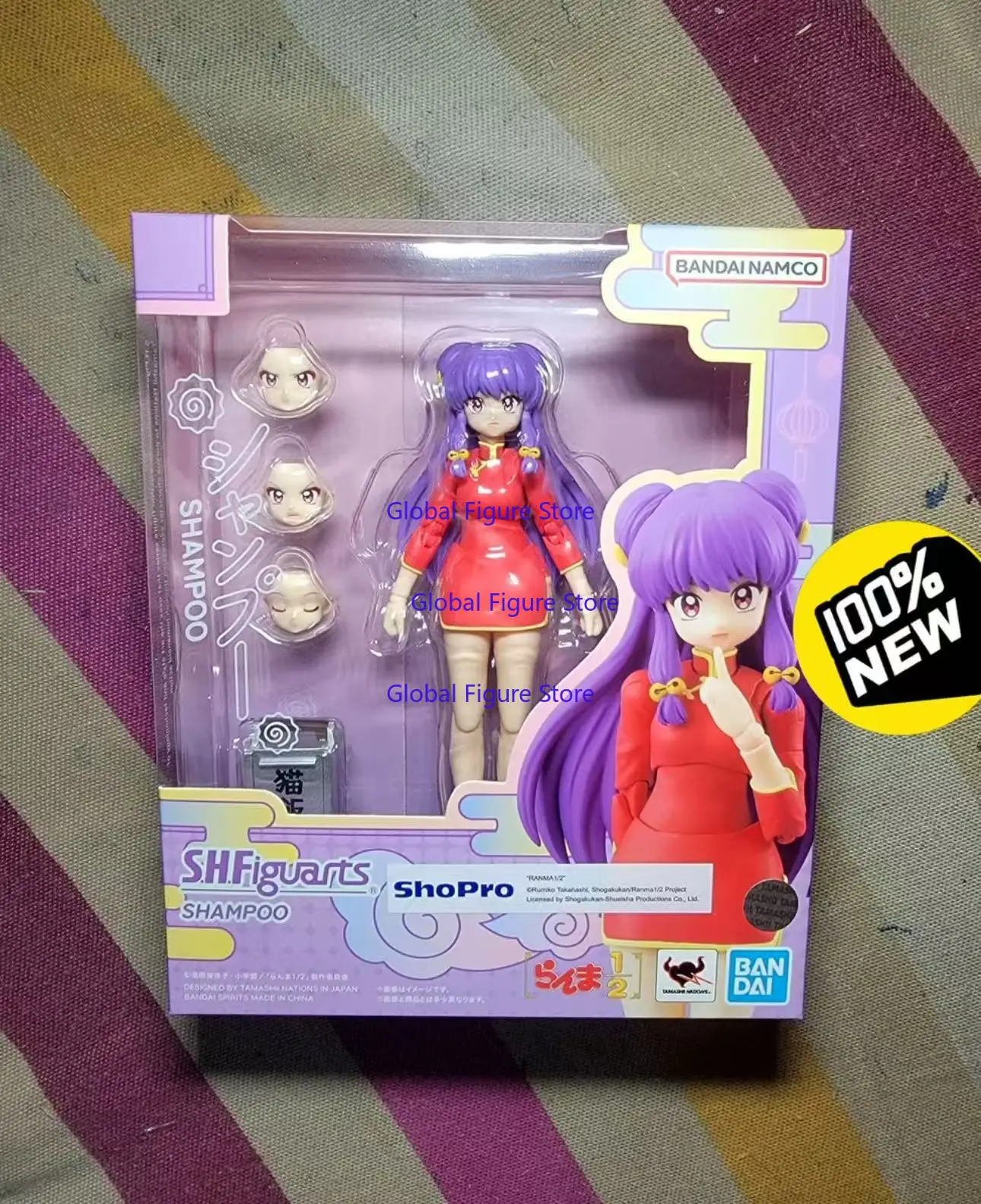 

Spot Goods Bandai SHF Ranma ½ Shampoo Articulated Figure, Collectible Gift