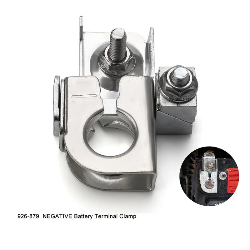 Positive And Negative Battery Terminal Clamp For Ford F150 Edge Explorer Fusion Taurus BT4Z-14450-AA BT4Z-14450-BA