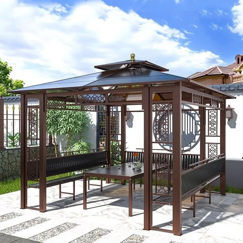 Outdoor gazebo Villa Courtyard Garden Cooling pavilion Modern awning gazebo Sun board Outdoor terrace Gazebo