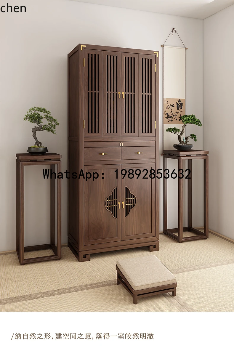 FZ new Chinese-style vertical cabinet, shrine offering table, shrine, modern light luxury Guanyin Bodhisattva home