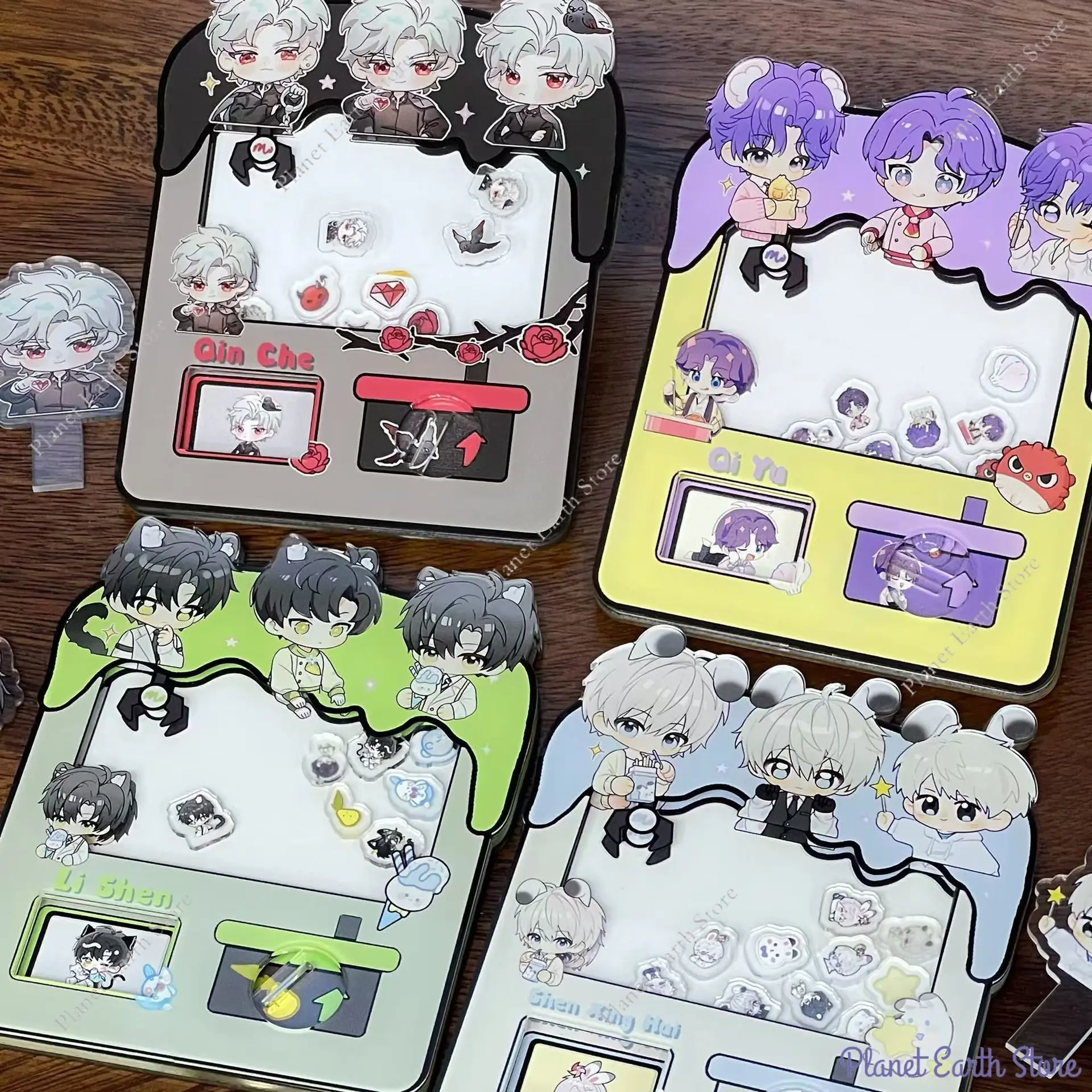 

Shake Game Cartoon Love and Deepspace настольная тарелка модели Xavier Zayne Rafayel Sylus акриловая подставка модель игрушки фигурки игрушки