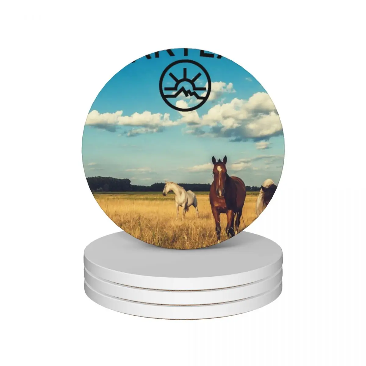 

Heartland, Heartland Horse Ceramic Coasters (Set of 4) table decoration and accessories christmas Coasters