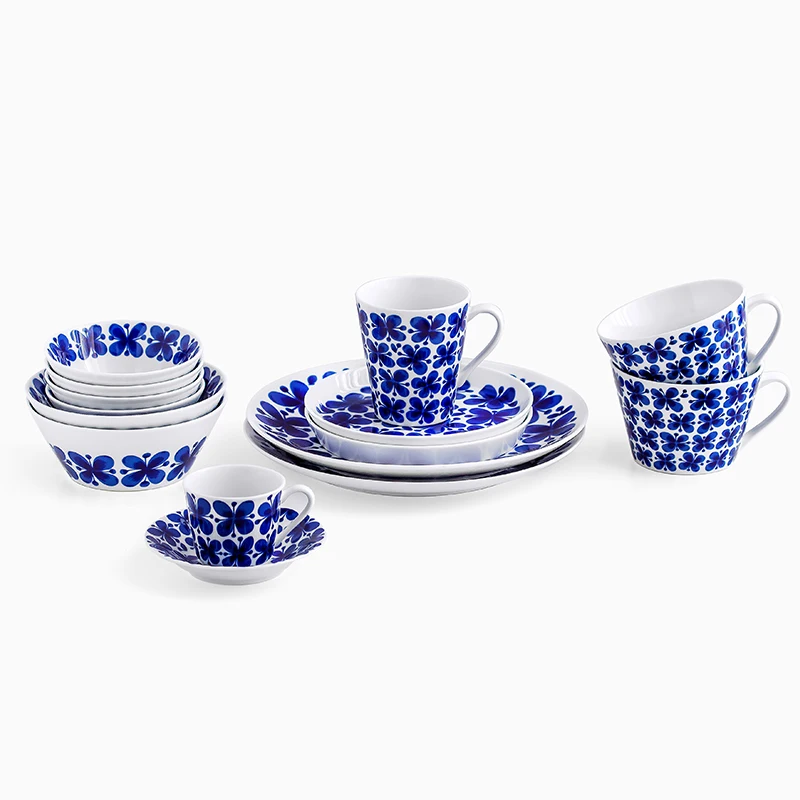 

Blue butterfly tableware, ceramic plates, steak plates, my girlfriend, coffee cups, mugs