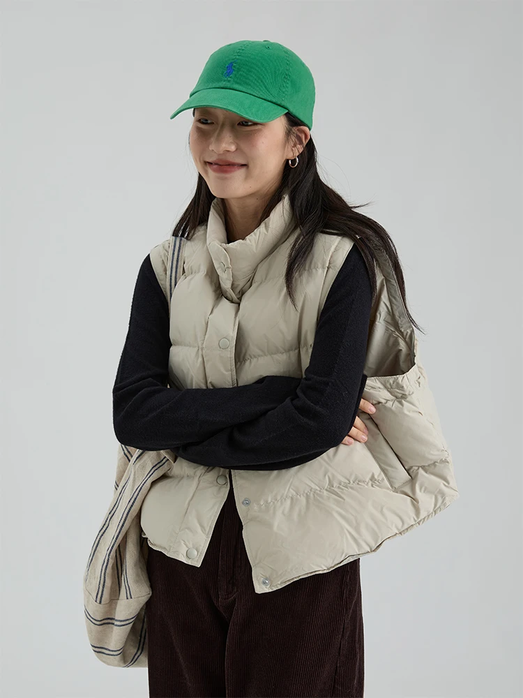 

Женский однотонный комір-стойка Dwind на молнии, слинг-джак, осень 2023, Новое поступление, нейлоновое волокно для поездок на работу