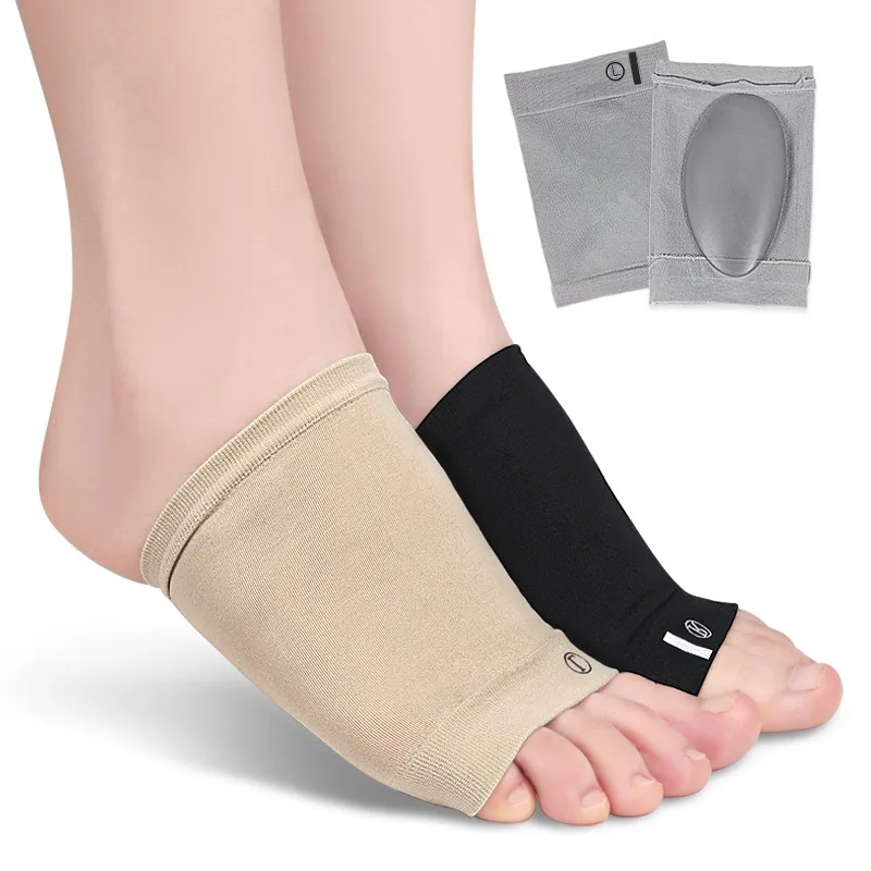 Foot Protector Correct Elastic Arch Flat Foot Cover Men Women SEBS Foot Heart Correction Insole Foot Heart Pad Protector Socks