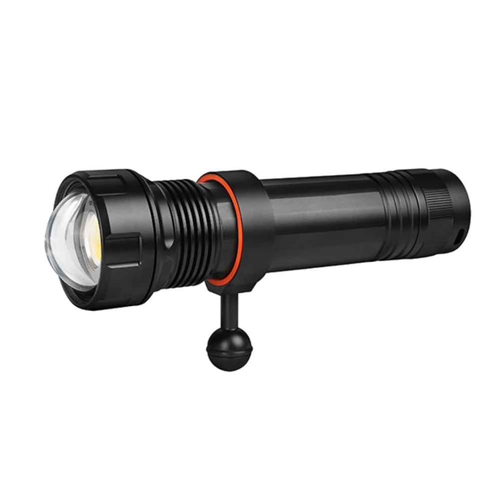 Orcatorch d950v poderosa lanterna subaquática fotografia profissional luz de vídeo tocha mergulho lanterna