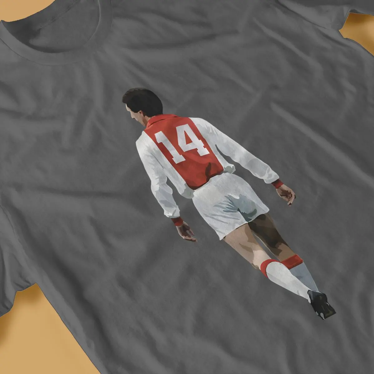 Men Ajax T Shirt Johan Cruyff Cotton Clothing Amazing Short Sleeve Crewneck Tees Gift Idea T-Shirt