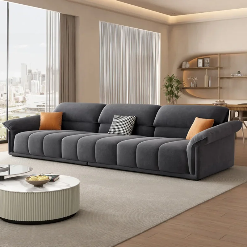 Fabric Corner Sofas Living Room Luxury Lounge Modern Elegant Sofas Minimalist Design Canape Salon De Luxe Nordic Furniture