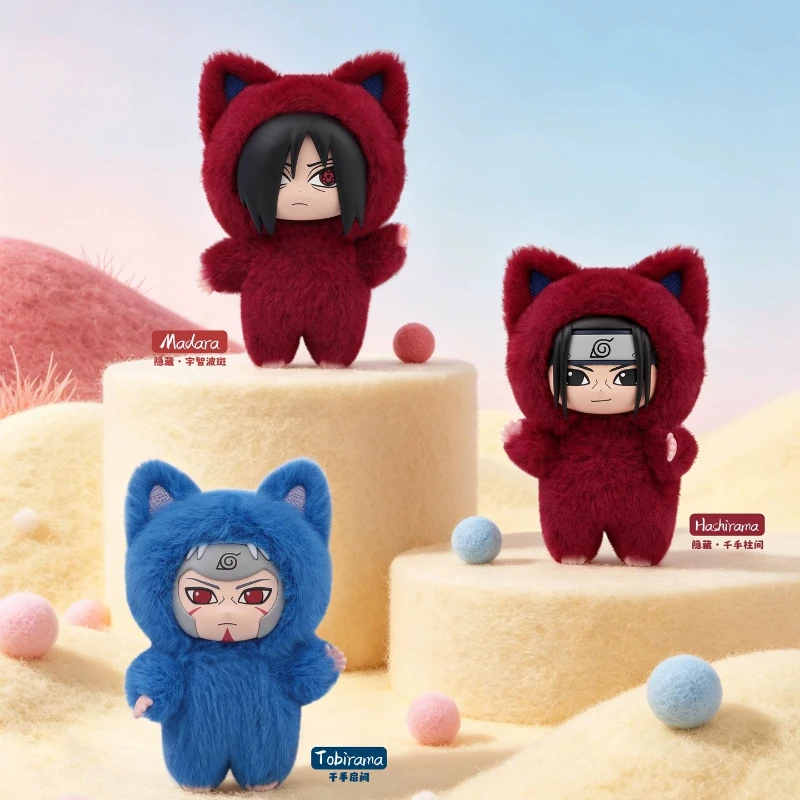 EAKI NARUTO Kitten Land Series V3 Plush Blind Box Naruto Sasuke