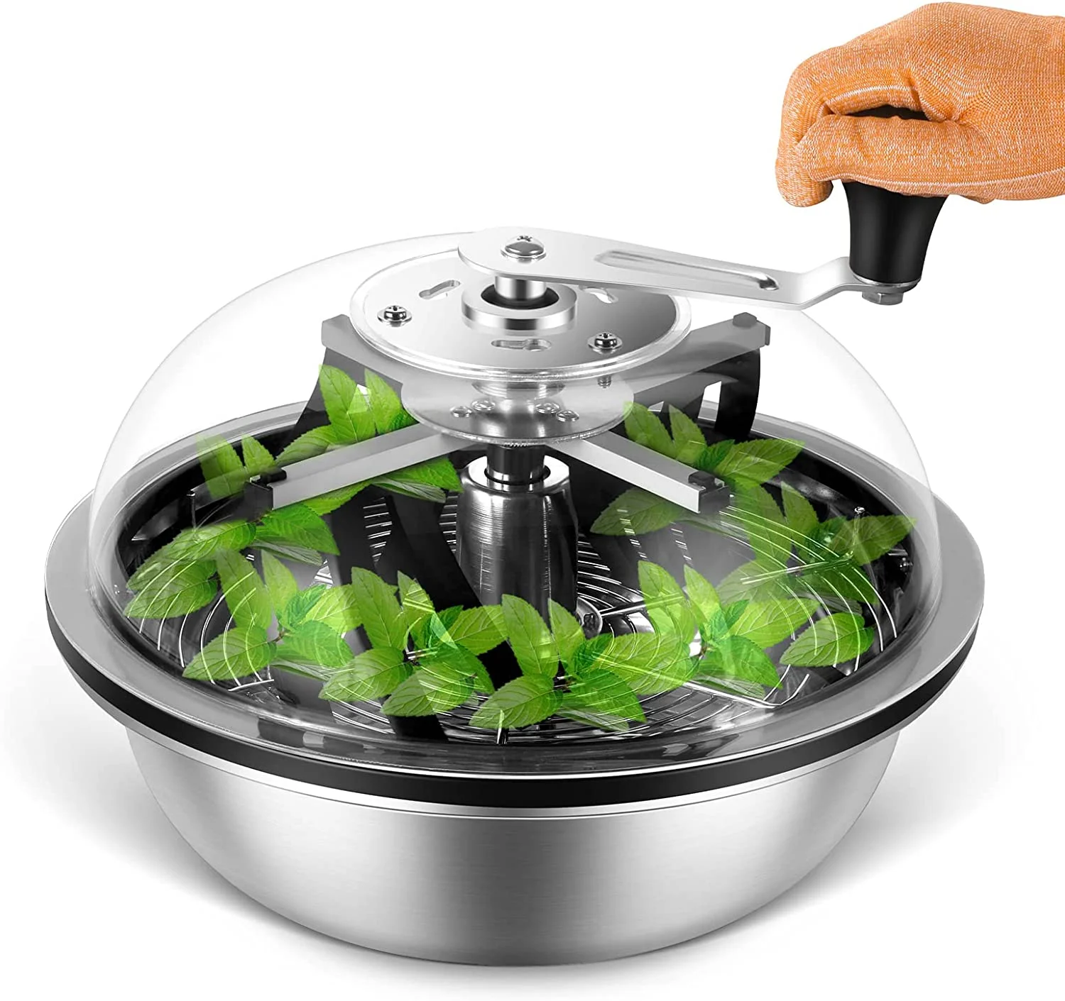 24In Electric EconomyandEfficiency Bud Leaf Bowl Trimmer Twisted Spin Cut for Hydroponic Plant with Sharp Stainless Steel