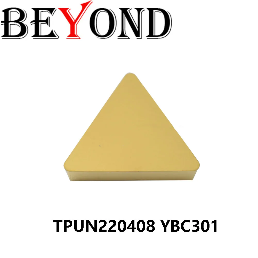 

Original TPUN220408 YBC301 BEYOND TPUN Cutter Machine Turning Tools Carbdie Inserts CNC Lathe TPUN433 Metal Processing Steel