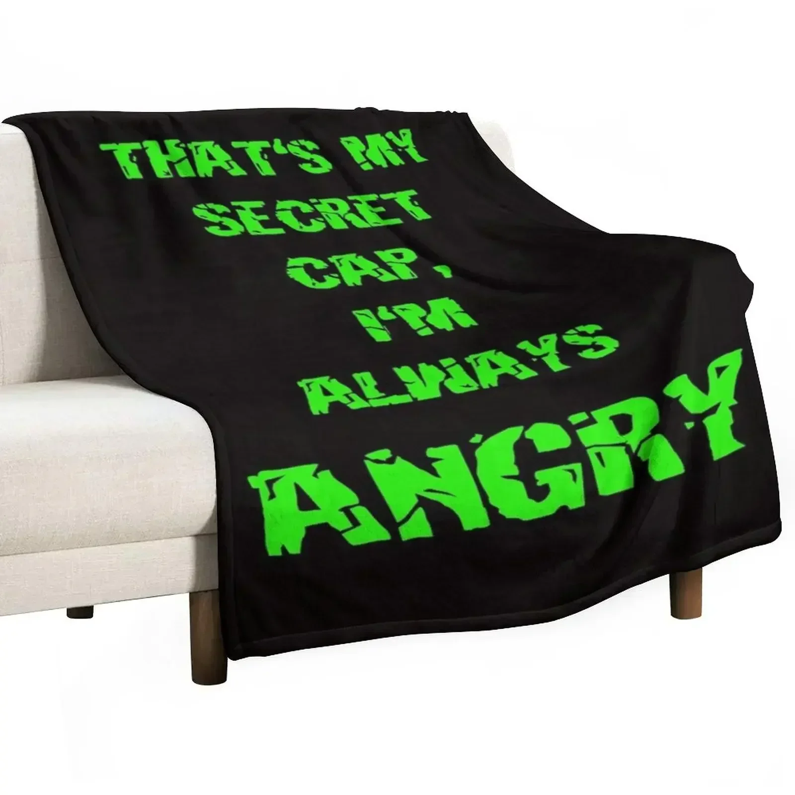 Anger Issues Throw Blanket Camping Tourist Blankets