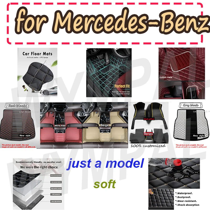 

LUXURY Car Mats Floor For Mercedes-Benz GLA EQA H247 2021 2022 2023 Car Floor Mats