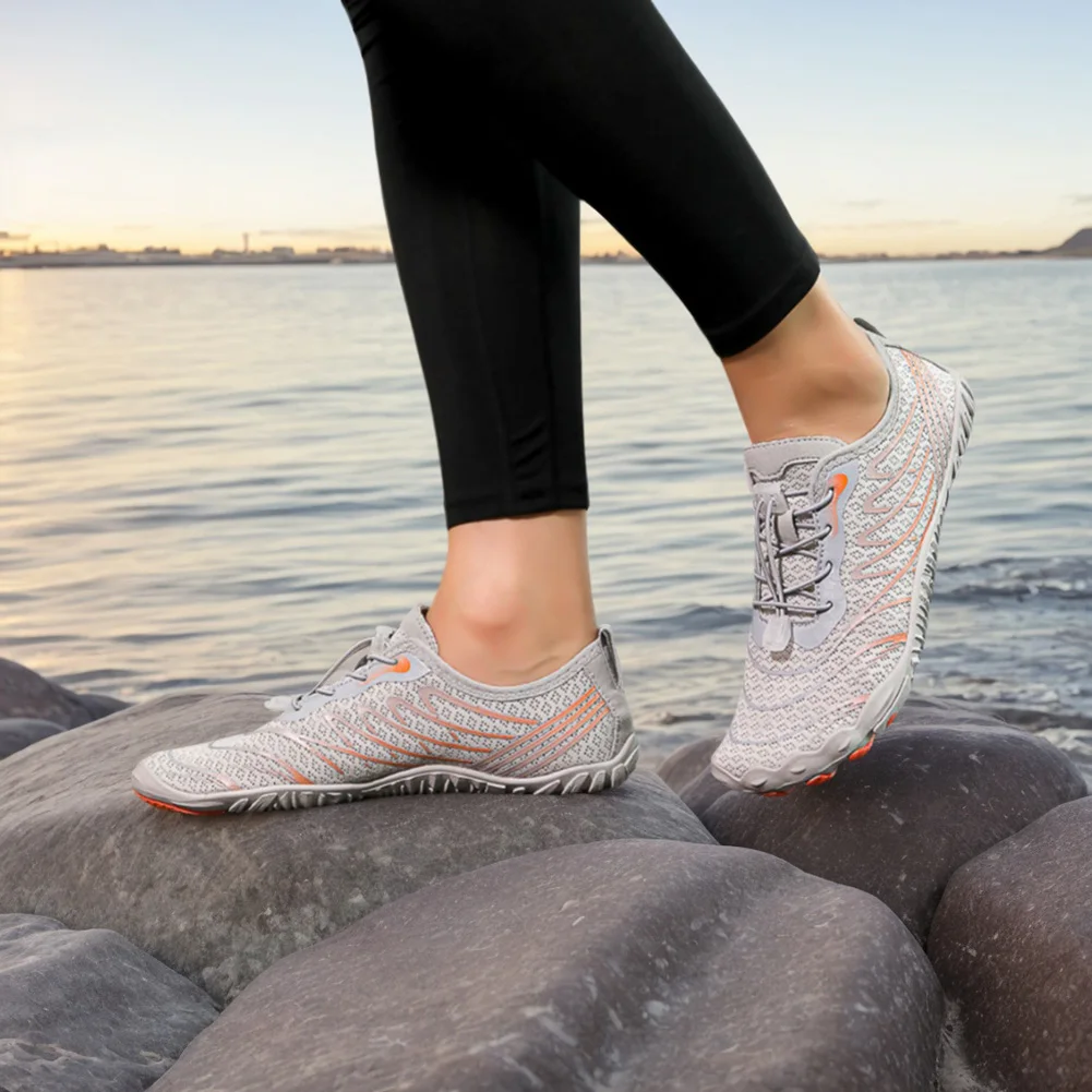 

Заземляющие туфли с медными элементами, нескользящая проводящая подошва, гибкие дышащие акватуфли для водных видов спорта