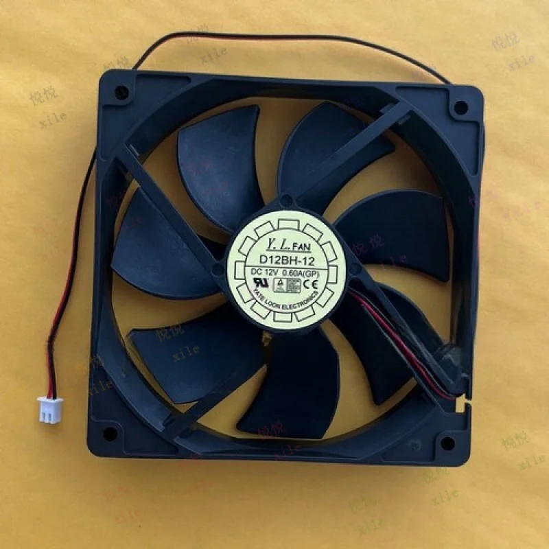 

L+ for YaLn FAN D12BH-12 DC12V 0.6A 12025 Silent Cooling Fan