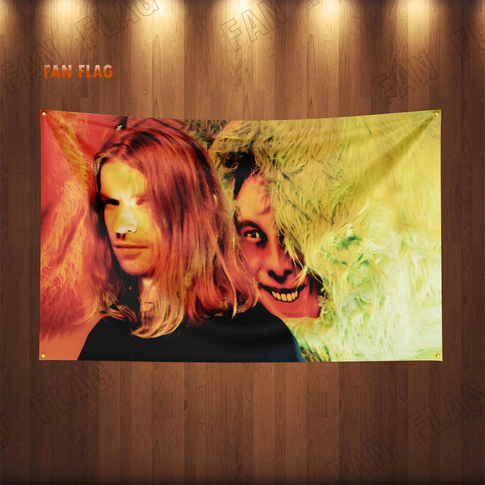 90x150cm Aphex Twins Richard D James Music Flag Polyester Printed Poster Home or Bedroom Decoration Decor Banner Tapestry