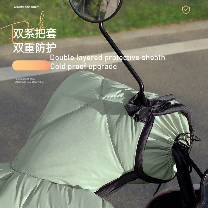 Scooter elettrico MotorcycleScooter coprigambe coperta per ginocchio ginocchiere antivento spesse coprigambe per Scooter scaldapiumino invernale