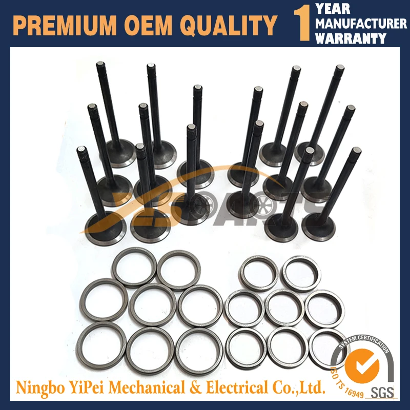 

Клапаны и седла клапанов Для двигателя Kubota V3300 (12 клапанов или 16 клапанов)