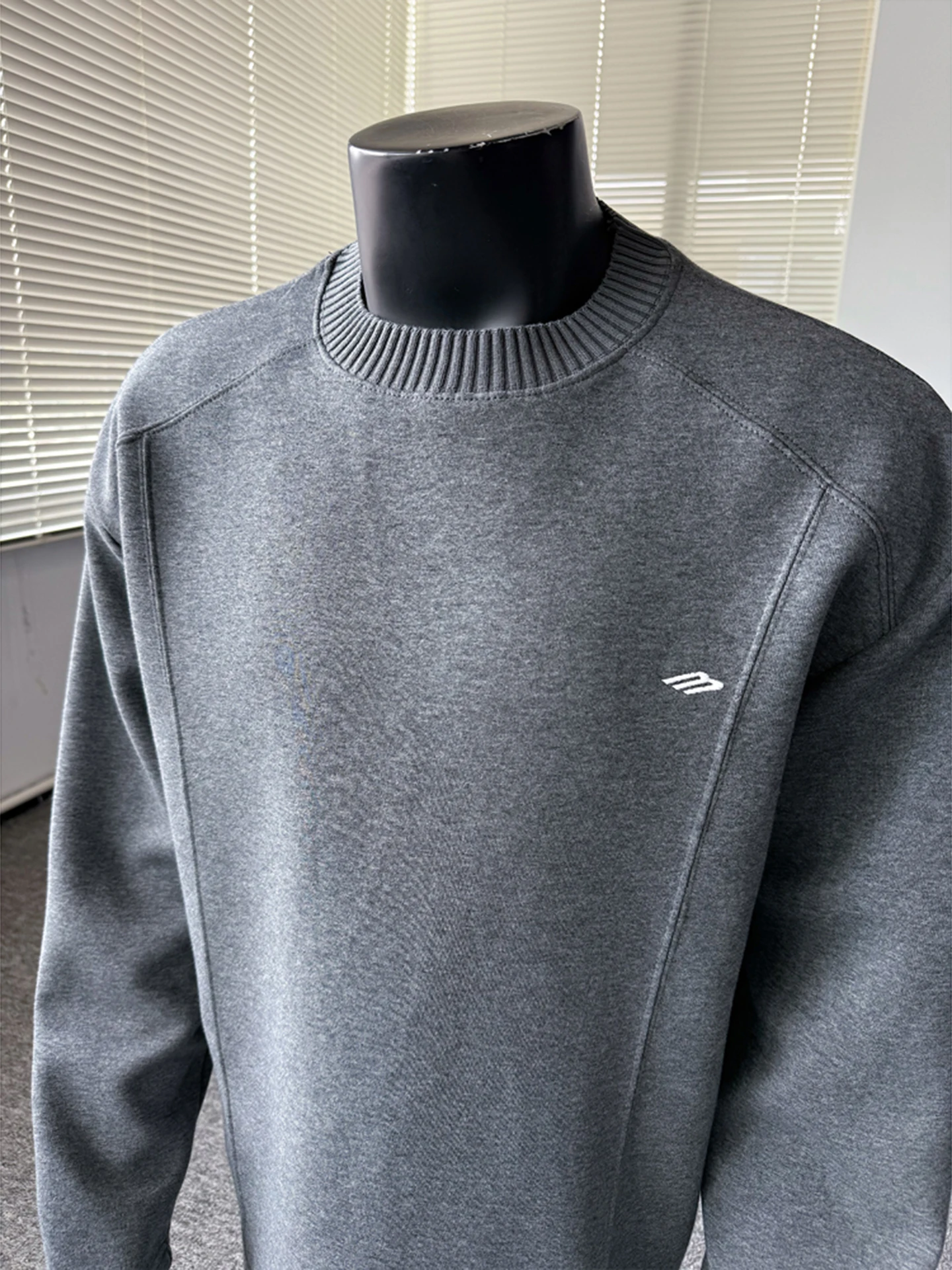 

Oversize Long Sve Sweatirt Men's Spring Autumn New American Trend Loose Base irt Inner Wear Comfortable Polyester Fiber